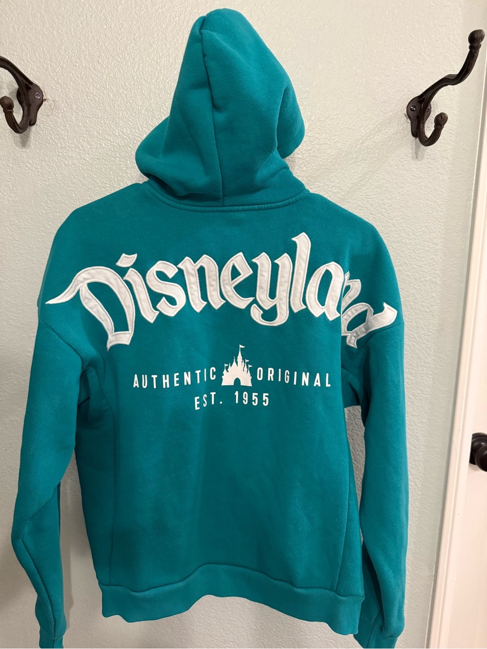 Disney Disneyland Teal Hoodie - size extra small XS